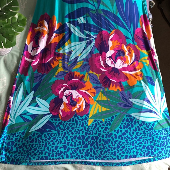 Tropical Braided-Waist Sleeveless Maxi Dress - Picture 15 of 15